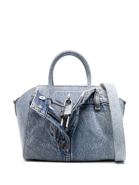 givenchy mini antigona saks|mini antigona lock denim tote bag.